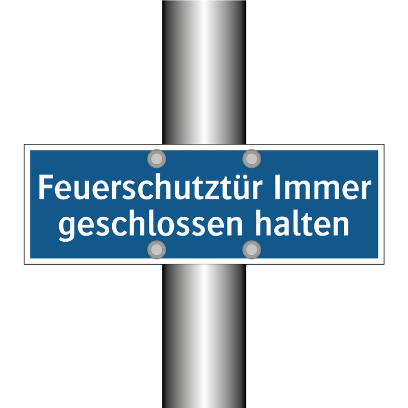 Feuerschutztür Immer geschlossen halten