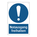 Notausgang freihalten