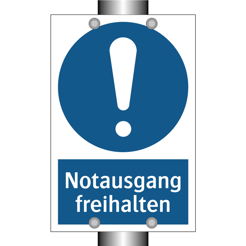 Notausgang freihalten