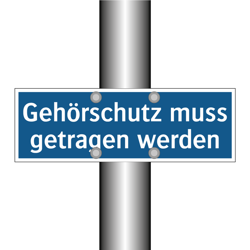 Gehörschutz muss getragen werden