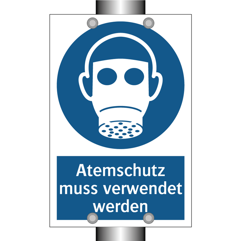 Atemschutz muss verwendet werden