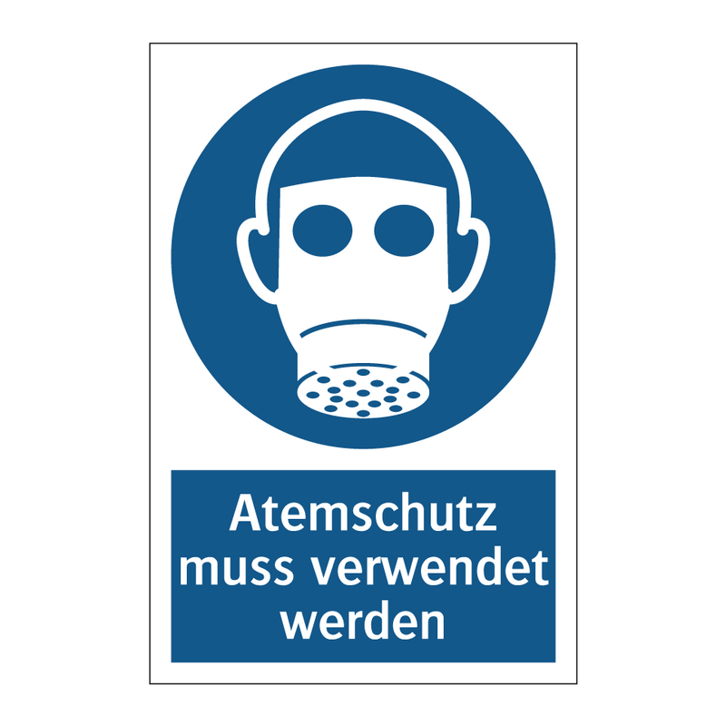 Atemschutz muss verwendet werden