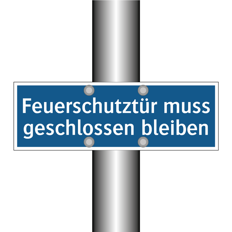 Feuerschutztür muss geschlossen bleiben