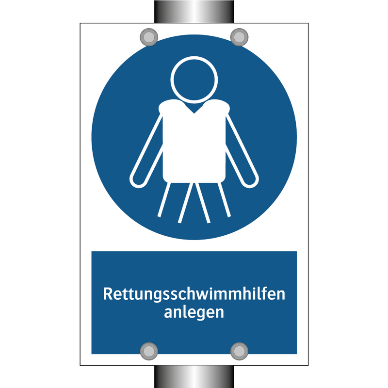 Rettungsschwimmhilfen anlegen