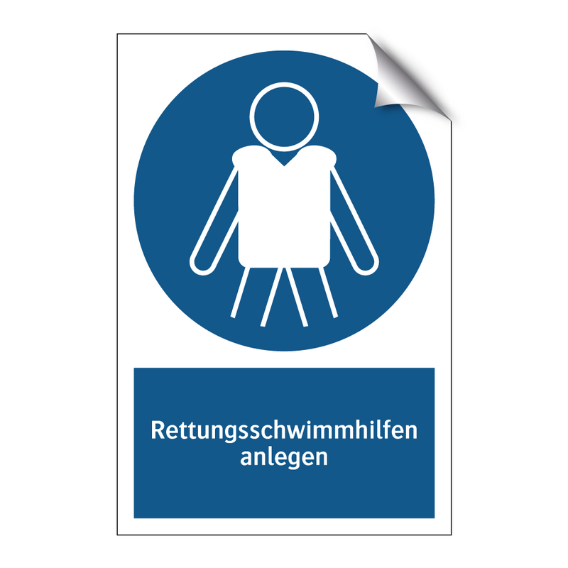 Rettungsschwimmhilfen anlegen