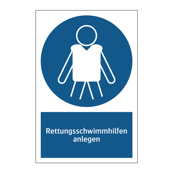 Rettungsschwimmhilfen anlegen