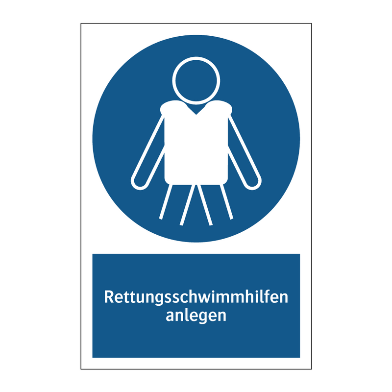 Rettungsschwimmhilfen anlegen
