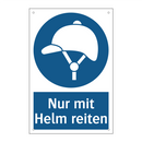 Nur mit Helm reiten