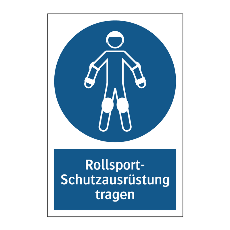 Rollsport- Schutzausrüstung tragen