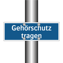 Gehörschutz tragen