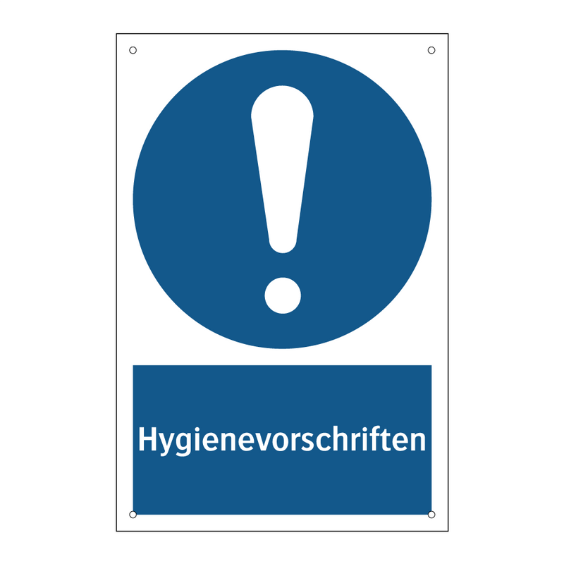 Hygienevorschriften