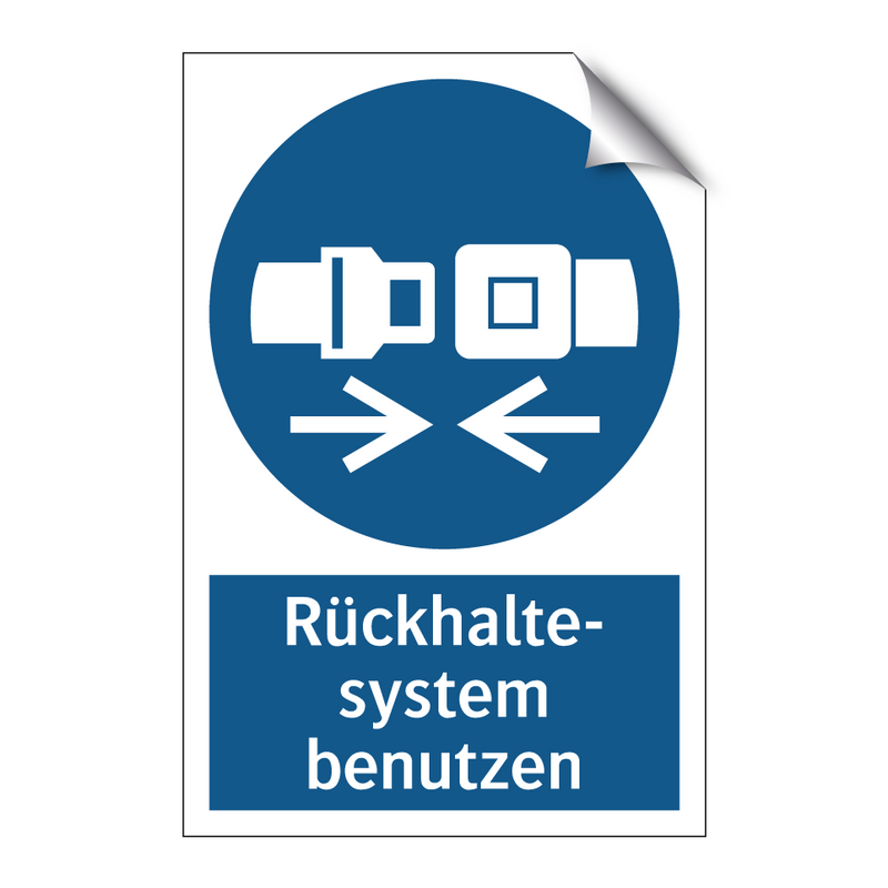 Rückhalte- system benutzen