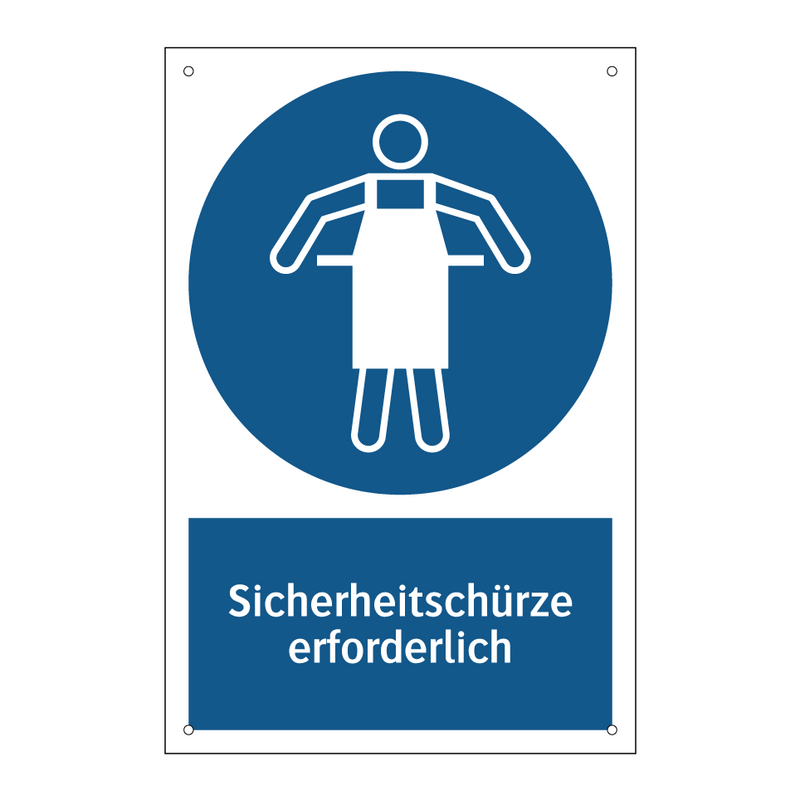 Sicherheitschürze erforderlich