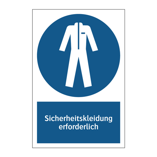 Sicherheitskleidung erforderlich