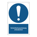 Sicherheitsausrüstung erforderlich