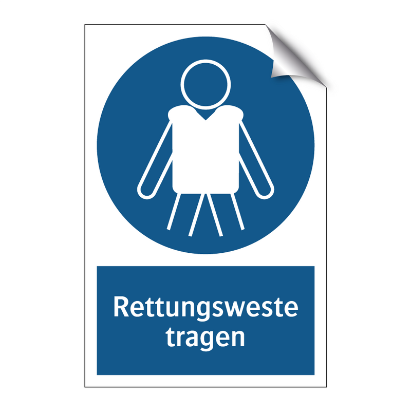 Rettungsweste tragen