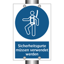 Sicherheitsgurte müssen verwendet werden