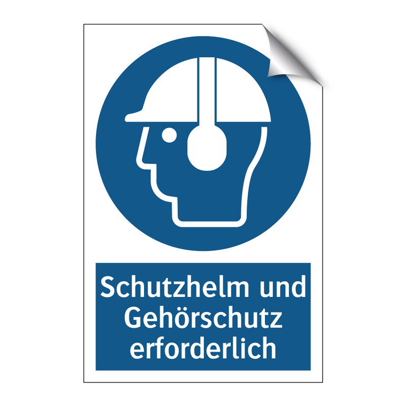 Schutzhelm und Gehörschutz erforderlich