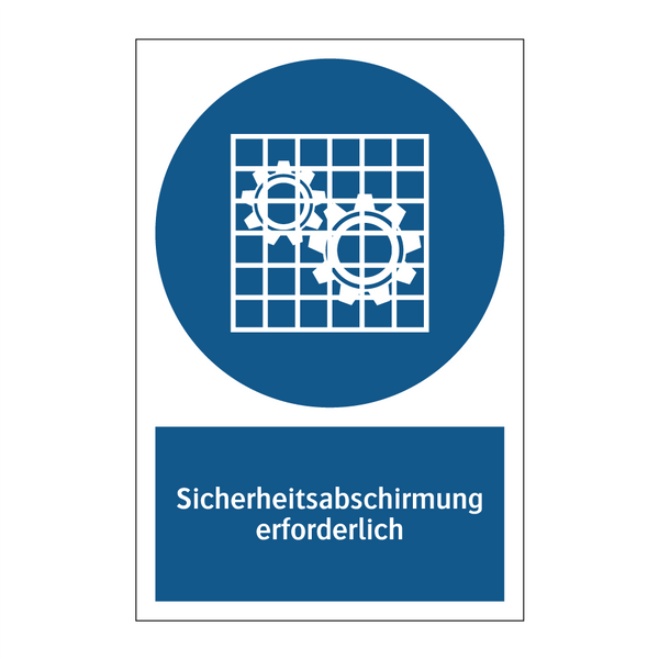 Sicherheitsabschirmung erforderlich