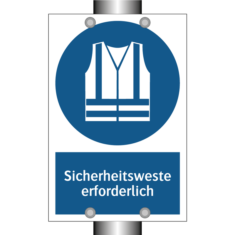 Sicherheitsweste erforderlich
