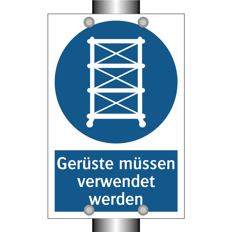 Gerüste müssen verwendet werden