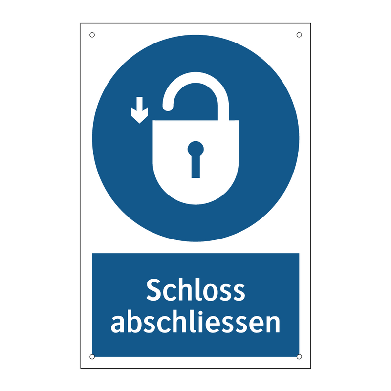 Schloss abschliessen