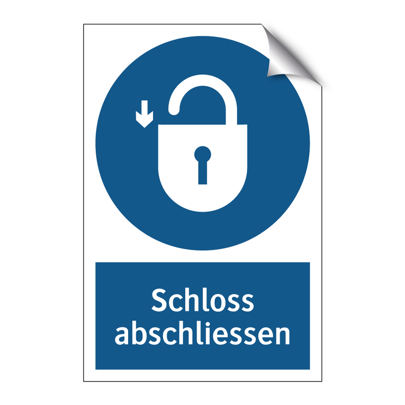 Schloss abschliessen