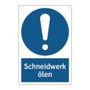 Schneidwerk ölen