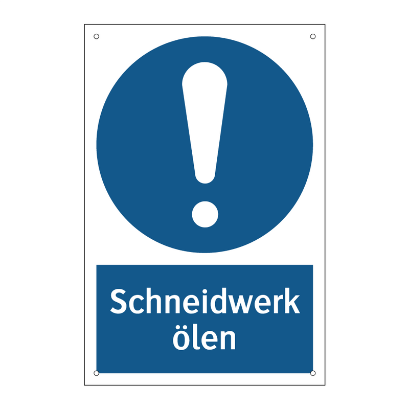 Schneidwerk ölen