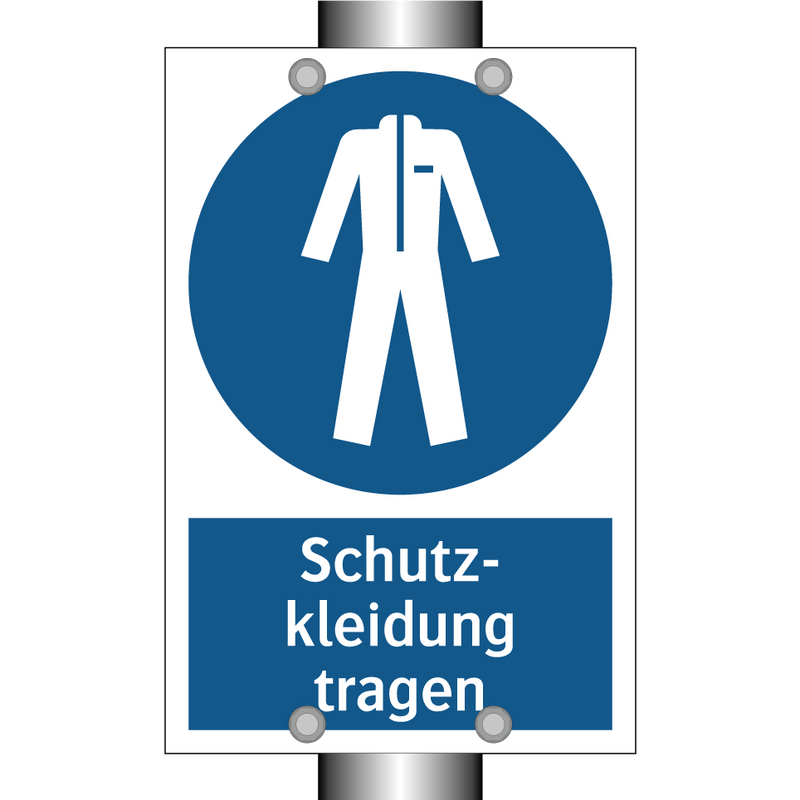 Schutz- kleidung tragen