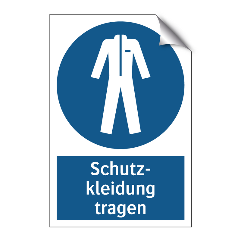 Schutz- kleidung tragen