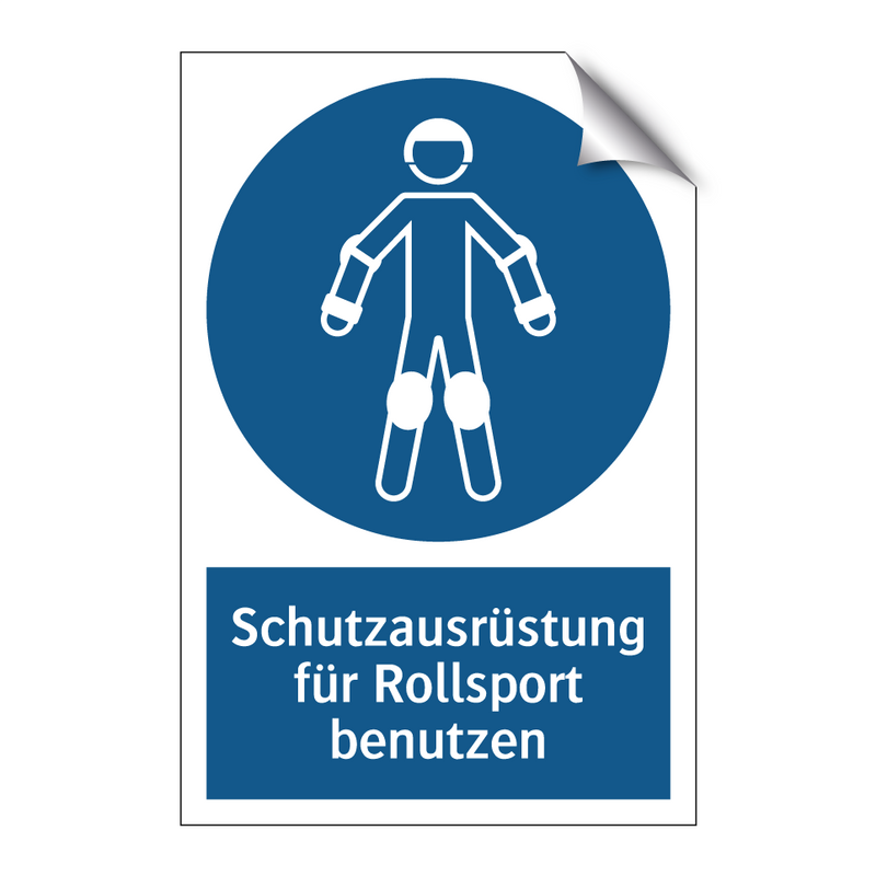 Schutzausrüstung für Rollsport benutzen