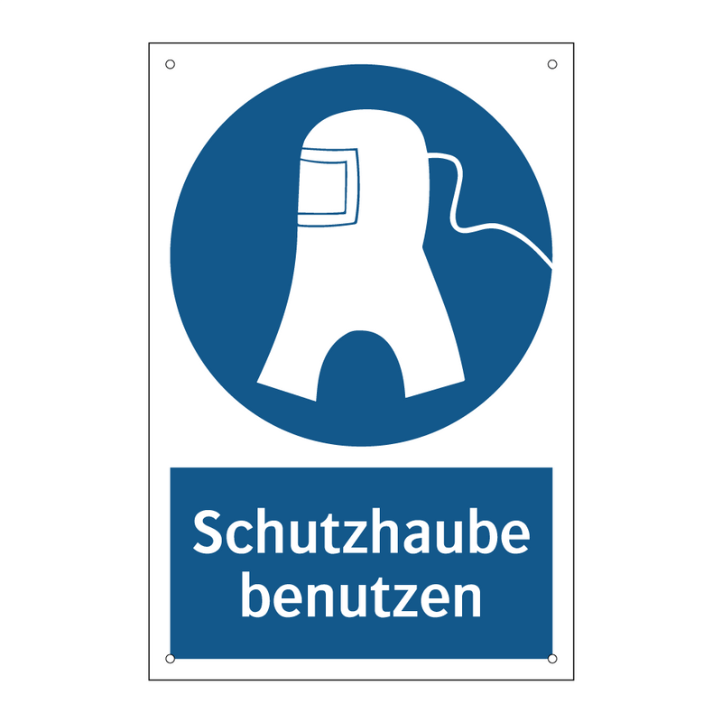 Schutzhaube benutzen