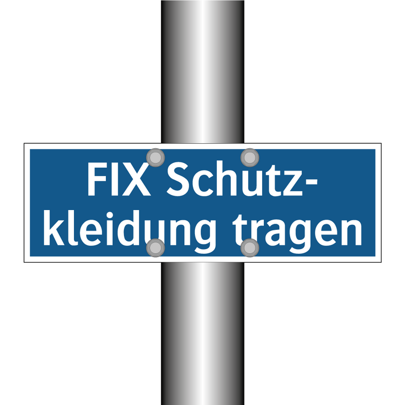 FIX Schutz- kleidung tragen
