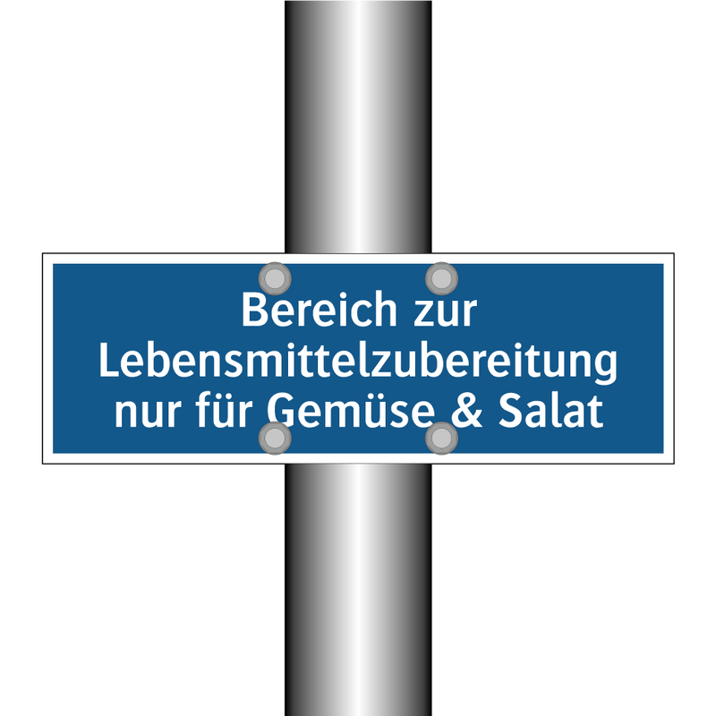 Bereich zur Lebensmittelzubereitung nur für Gemüse & Salat