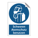 Schweren Atemschutz benutzen
