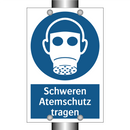 Schweren Atemschutz tragen