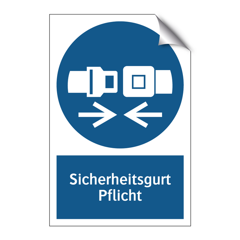 Sicherheitsgurt Pflicht