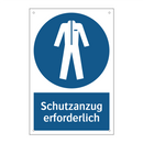 Schutzanzug erforderlich