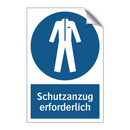 Schutzanzug erforderlich