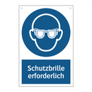 Schutzbrille erforderlich