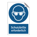 Schutzbrille erforderlich