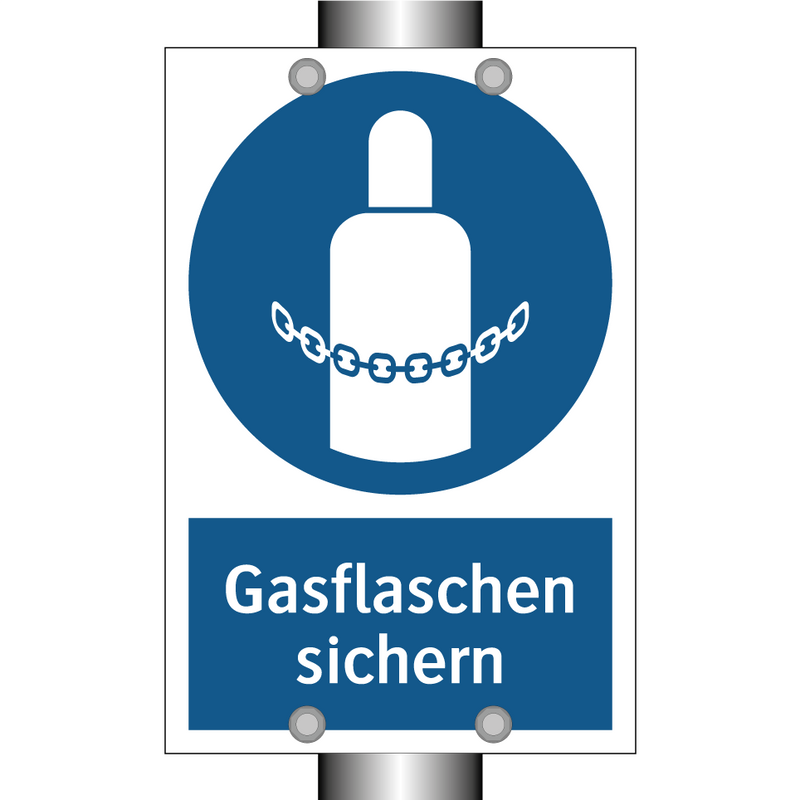 Gasflaschen sichern