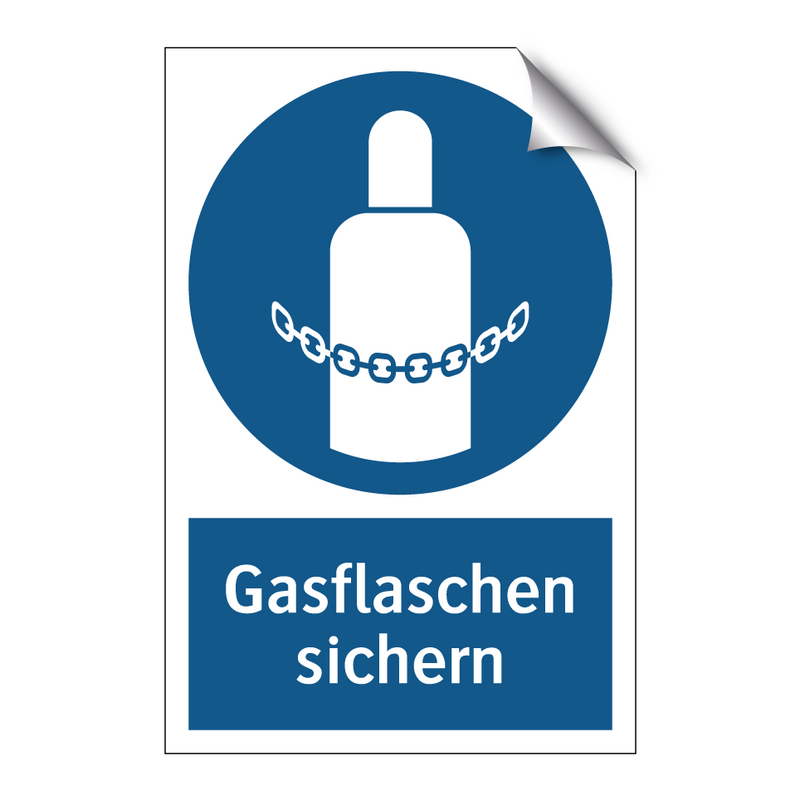 Gasflaschen sichern