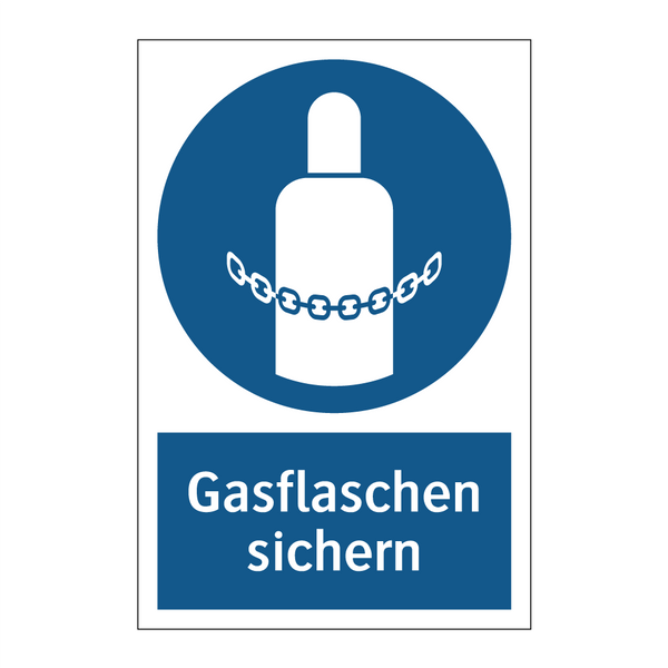 Gasflaschen sichern