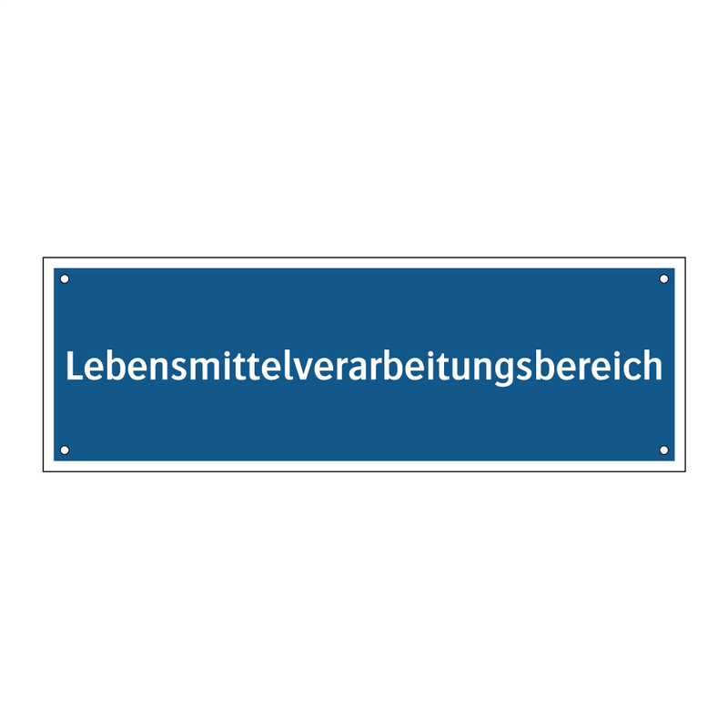 Lebensmittelverarbeitungsbereich