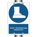 Schuh-/Stiefelüberzüge obligatorisch