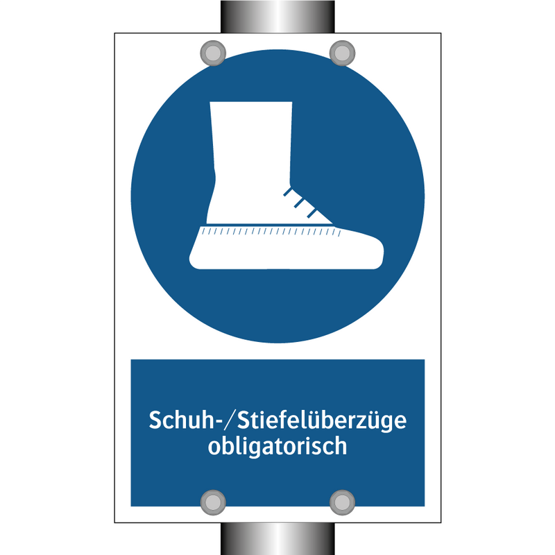 Schuh-/Stiefelüberzüge obligatorisch