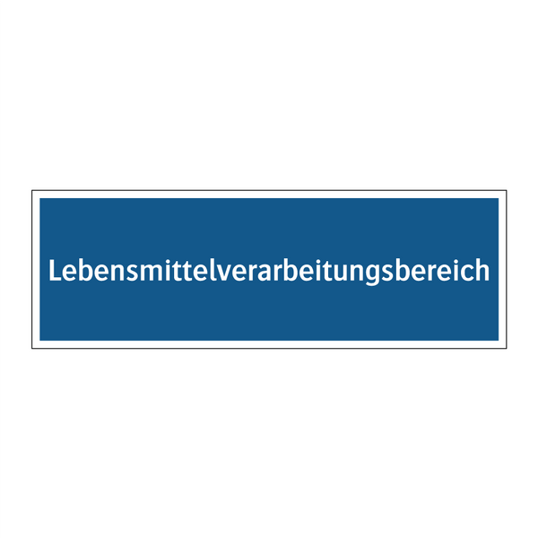 Lebensmittelverarbeitungsbereich