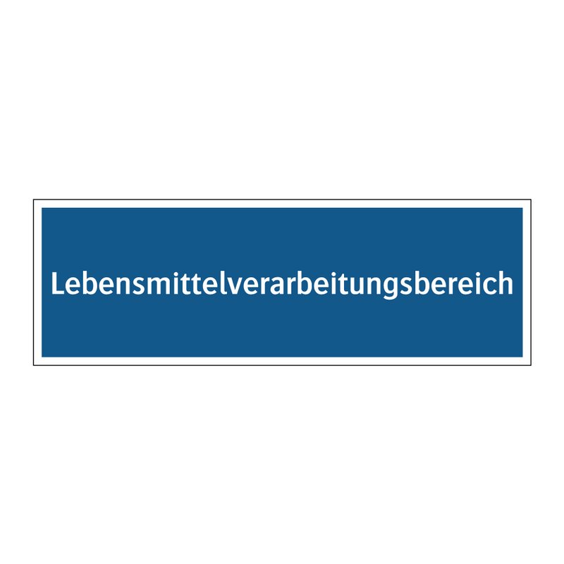 Lebensmittelverarbeitungsbereich